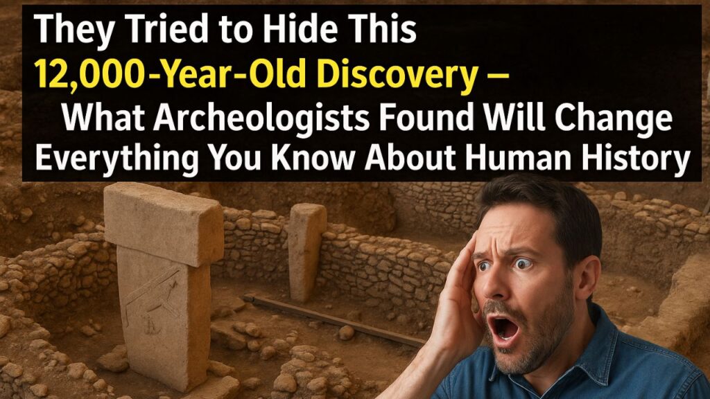 They Tried to Hide This 12,000YearOld Discovery What Archeologists