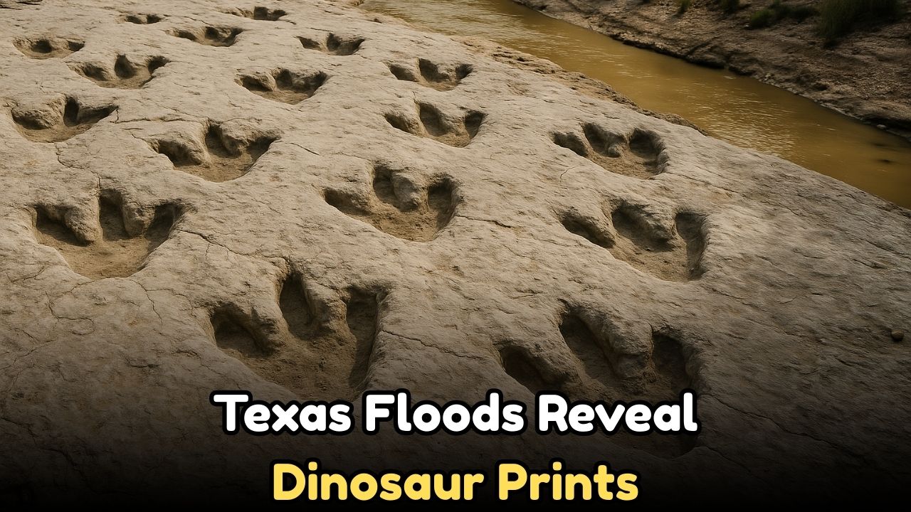 115-Million-Year-Old Dinosaur Footprints